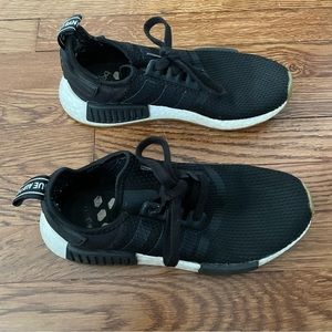 women’s black adidas NMD R1 sneakers